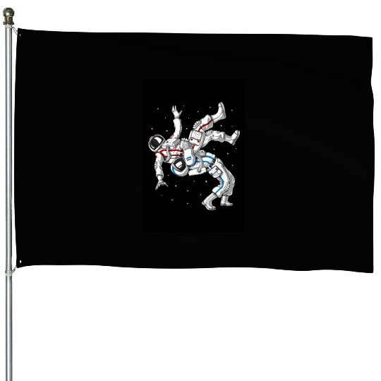 Jiu-Jitsu Astronauts House Flags