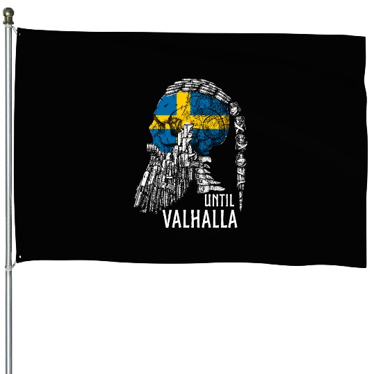 Sweden, Swedish Flag, Till Valhalla, Viking House Flags