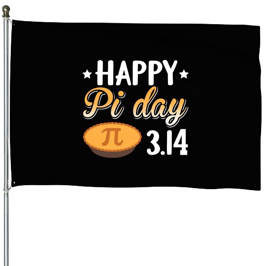 Happy Pi Day House Flags Love Math Funny House Flags