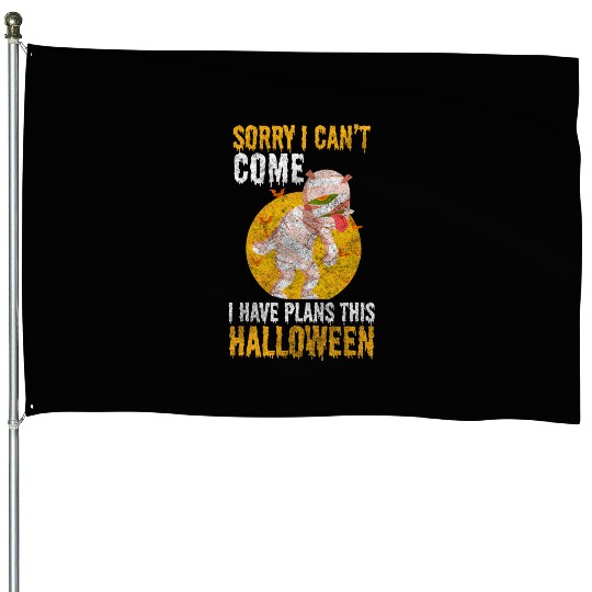 Mummy Horror House Flags
