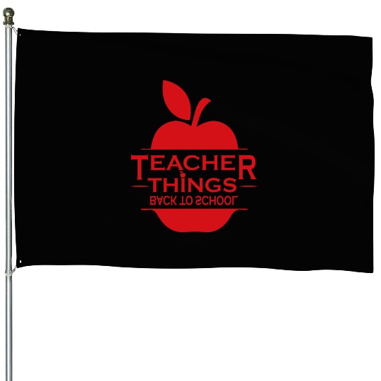 Teacher, Middle School Teacher, Elementary Teacher House Flags