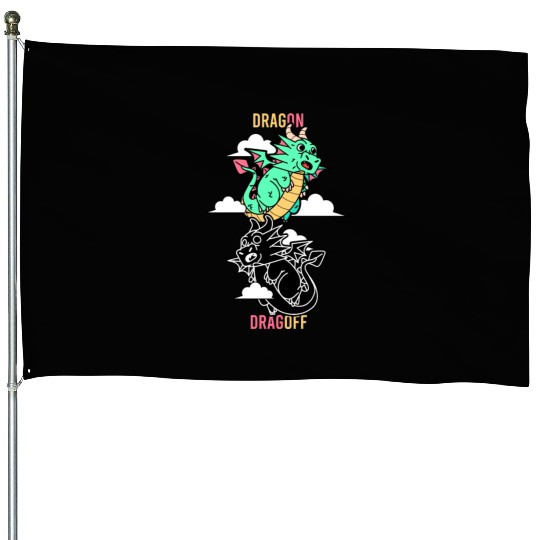 Dragon Dragoff Dragon-Themed Behavioral Switch House Flags