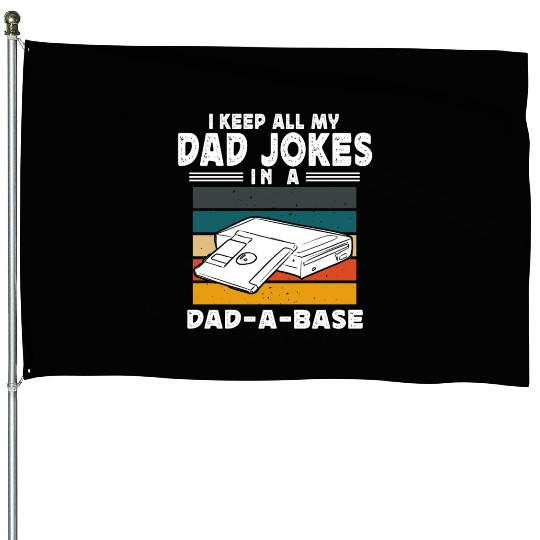 Dad Joke Data Scientist Pun Computer Science House Flags