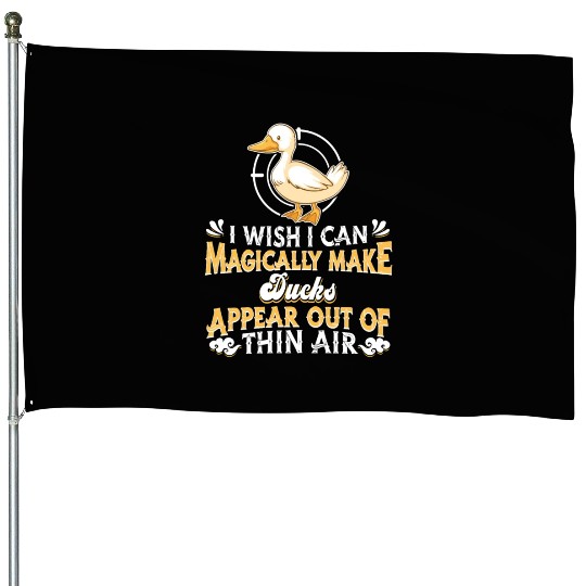 Duck Hunting House Flags