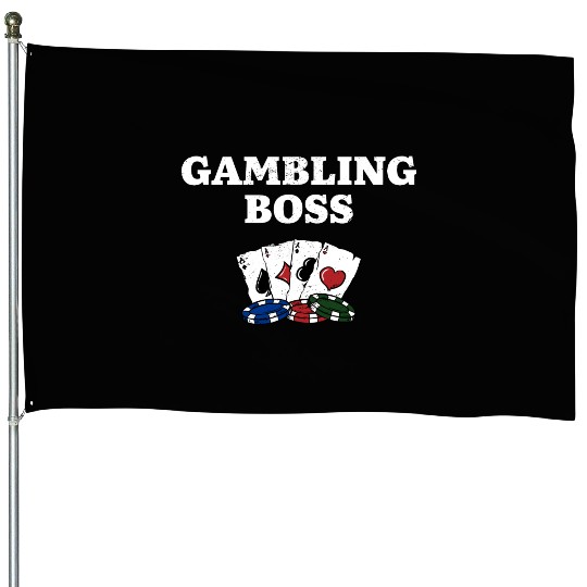 Gambling Boss Casino Poker Gaming Place Poker House Flags