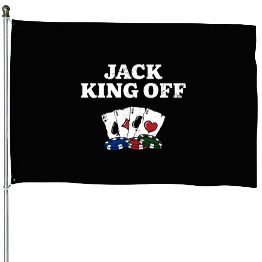 Jack King Off Card Games Poker Card Player Poker House Flags