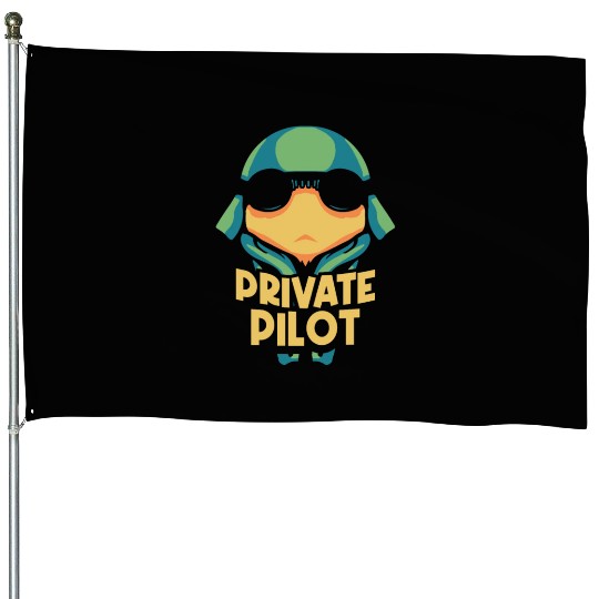 Private Pilot Aircraft Small Airplane House Flags