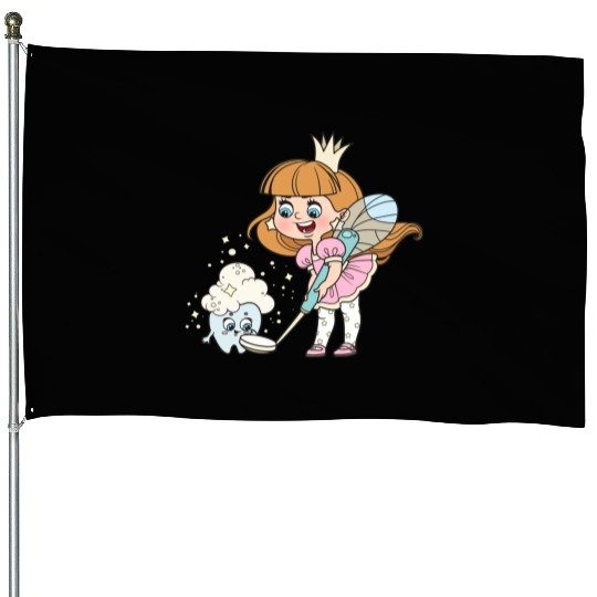 Tooth Fairy House Flags