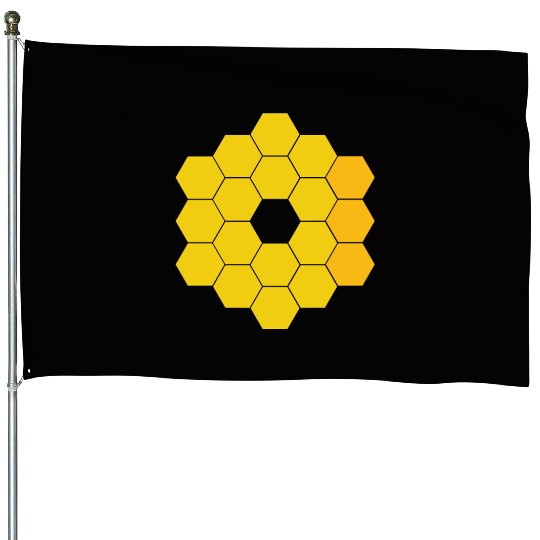 JWST James Webb Space Telescope Science Universe House Flags
