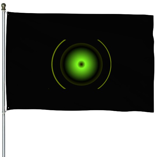Shapes dark green House Flags