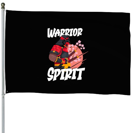 Japan Aikido Jiujitsu Warrior House Flags