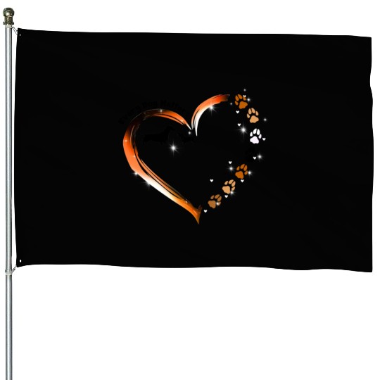 Dachshund Every Dog Matters Funny Dog Pet Owners House Flags