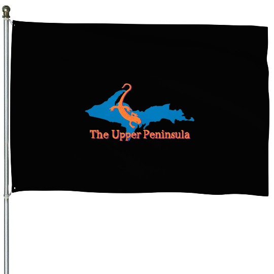 Upper Peninsula Newt House Flags