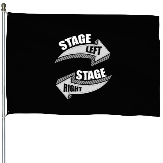 Novelty Dramatic Arts Actors Mockery Statements House Flags