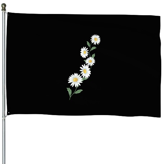 Daisy Flower House Flags