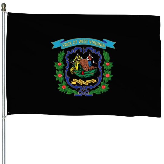 Govt West Virginia 1863 Blue Gold X 300 House Flags