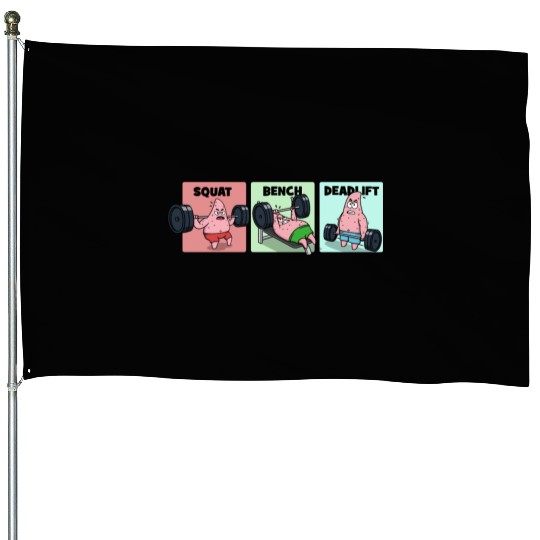 Majin Buu vs Patrick - Funny Anime Gym House Flags