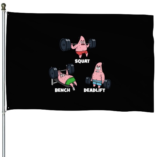 Majin Buu vs Patrick - Funny Anime Gym House Flags