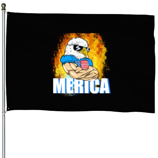 MERICA House Flags