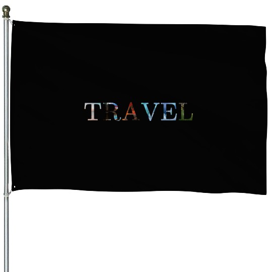 in love with travel, in all seasons House Flags
