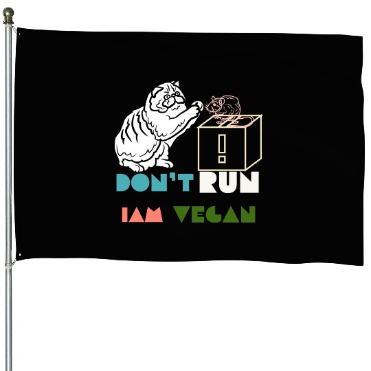 cat and mouse House Flags