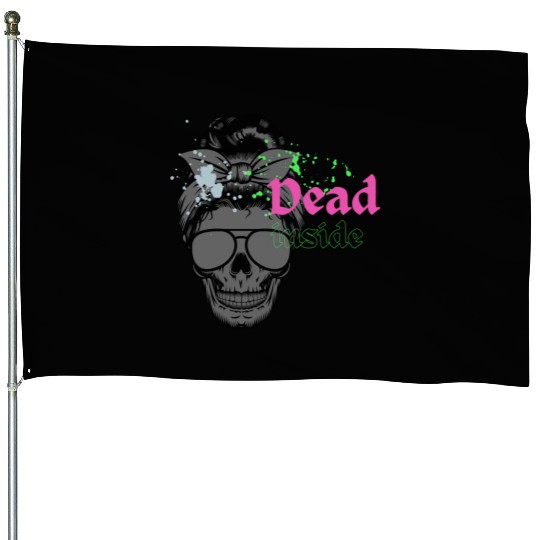 Dead Inside House Flags