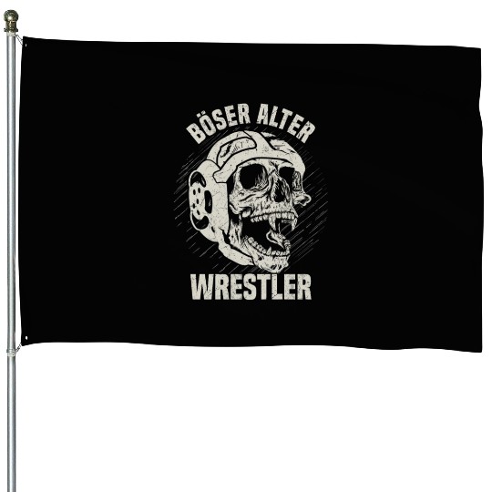 Wrestling Bad Old Wrestler House Flags