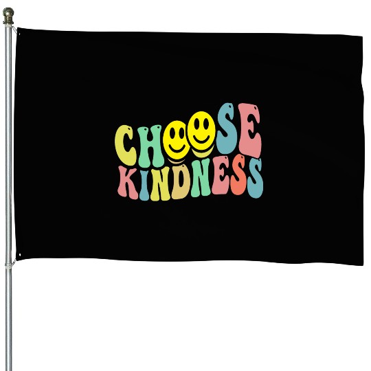 Choose Kindness - Rainbow Love Tolerance Gay LGBT House Flags