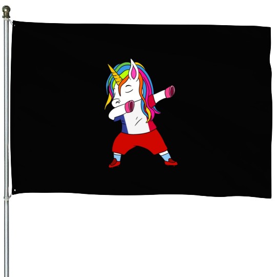 France Soccer Dabbing Gift House Flags