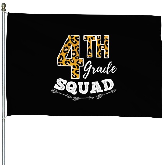 4th Grade Squad Leopard 4th Grade Teacher House Flags