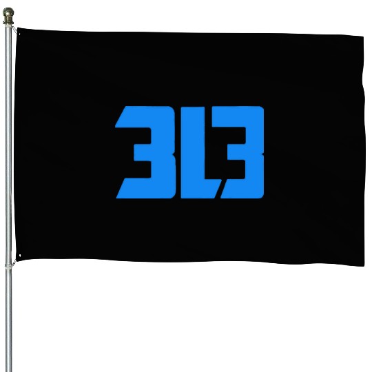 detroit lions 313 House Flags