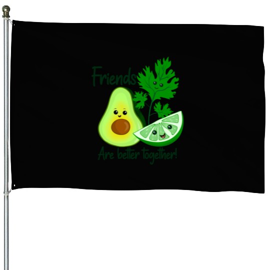 Friends Are Better Together House Flags