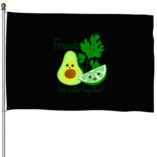 Friends Are Better Together House Flags