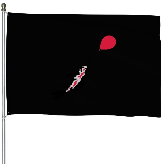 balloon koi fish nishikigoi House Flags