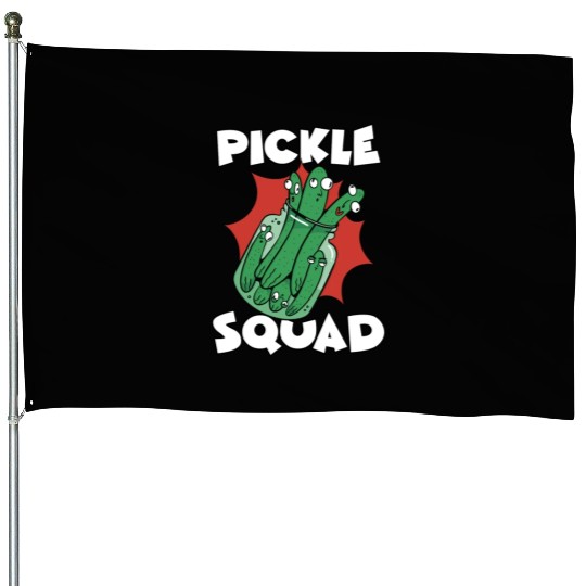 Pickle Squad House Flags