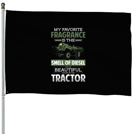 Harvester Agriculture Farm Diesel House Flags