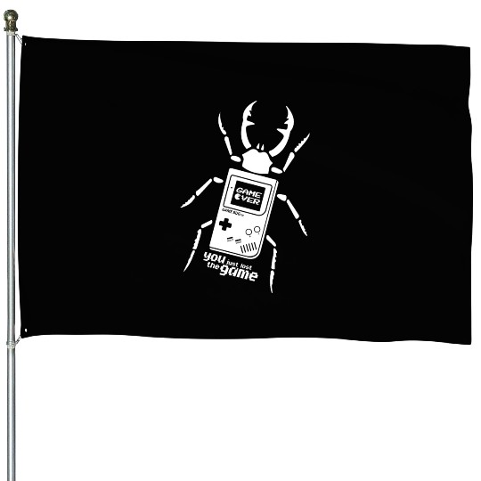 Retro Vintage Video game 90s Gamers House Flags