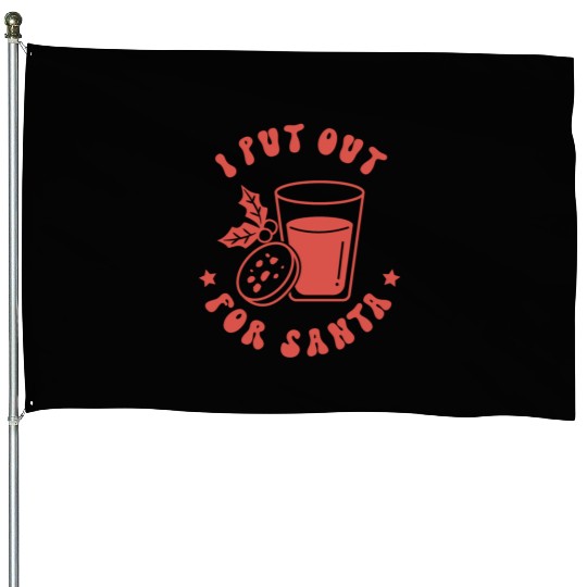 I put out for Santa House Flags