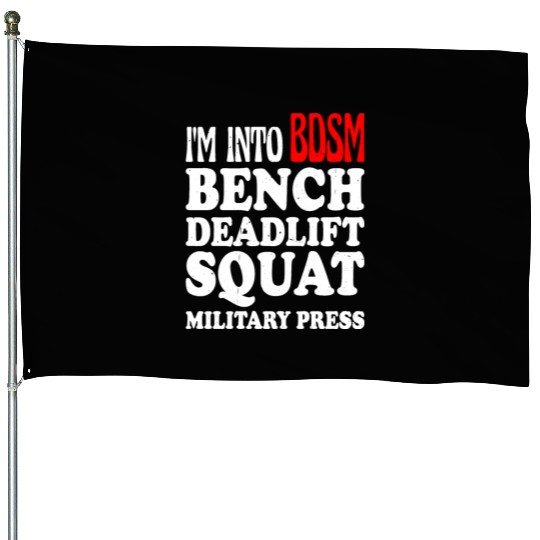 Im Into BDSM Bench Squat Deadlift Military Press13 House Flags