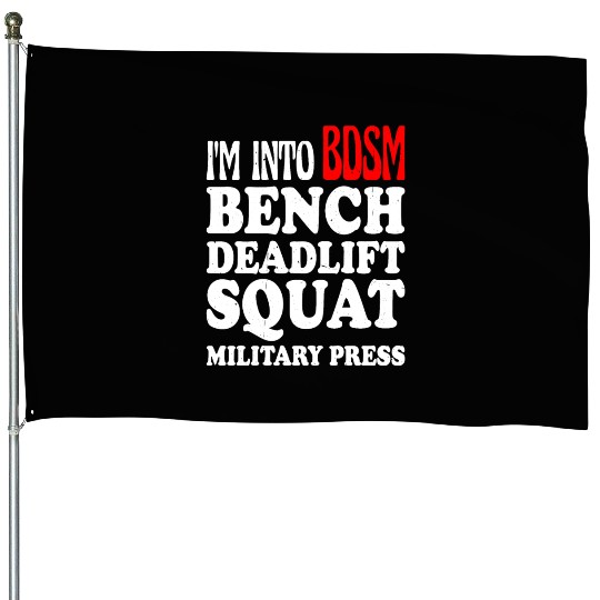 Im Into BDSM Bench Squat Deadlift Military Press13 House Flags