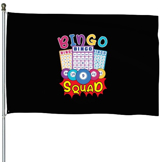 Bingo Card Game Grandma Bingo Player Bingo Cards House Flags