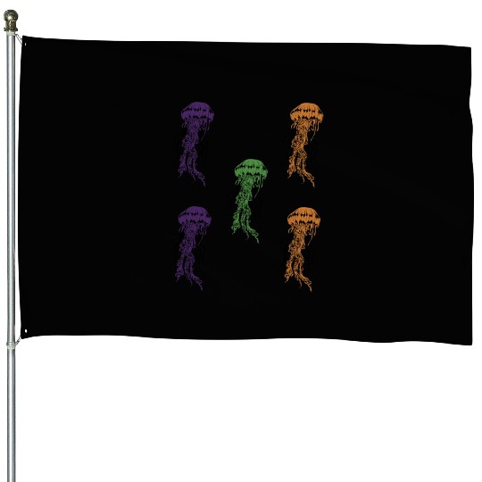 Jellyfish House Flags