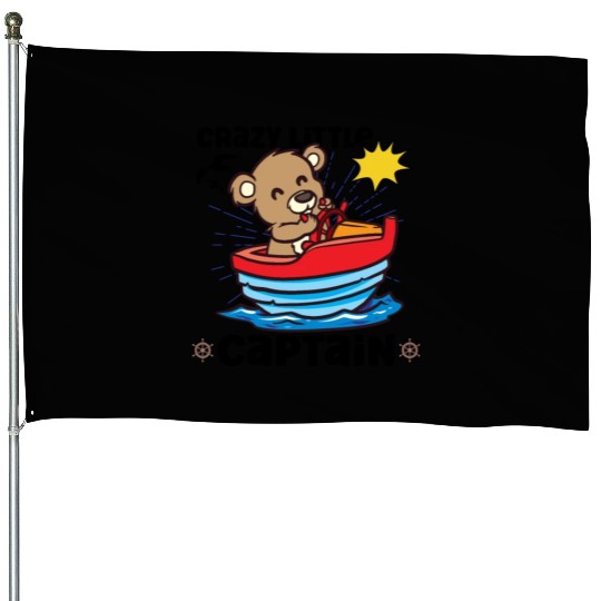 Sailing Sailboat Boating Kid Child Yacht Boat House Flags