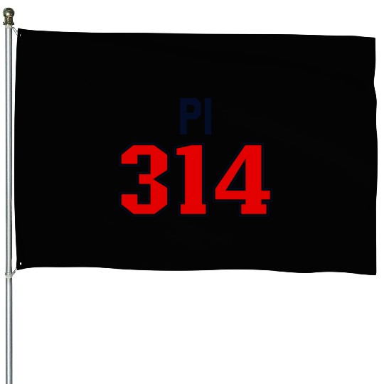 Pi 3.14 Jersey Math Student Teacher Pi Day Art Pi House Flags