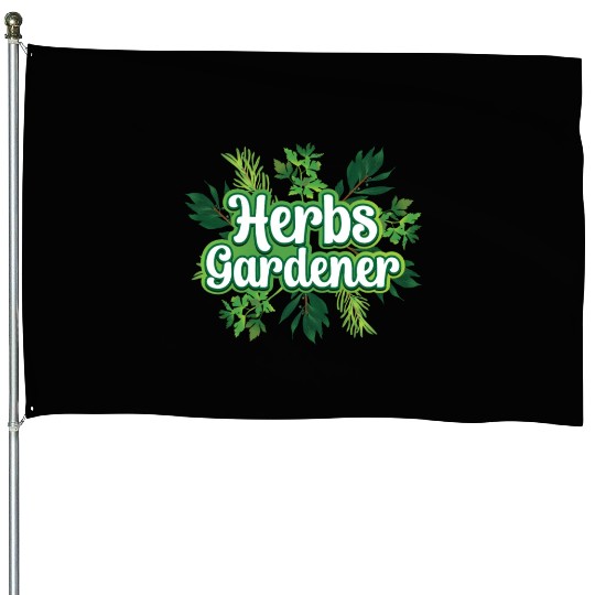 Herbs Gardener Gardening Herbalist Herb Herbalism House Flags