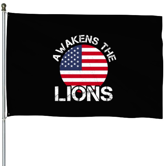American Flag Awakens The Lion House Flags
