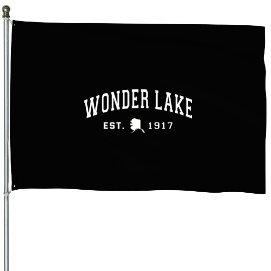 Alaska Gift USA Natur Bär Denali Grizzly Wald House Flags