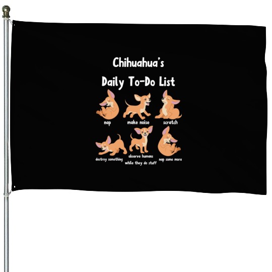 Chihuahua Gift For Chihuahua Lover House Flags