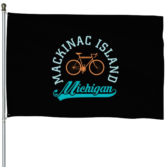 Mackinac Island Mi Souvenir House Flags