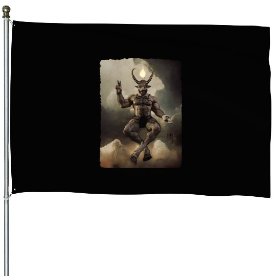 Daddy Baphomet dark PG House Flags